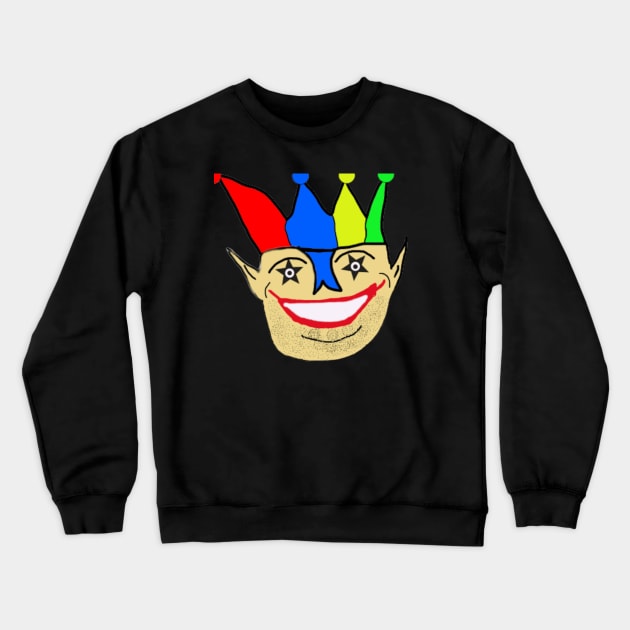 Creepy Harlequin Crewneck Sweatshirt by sell stuff cheap